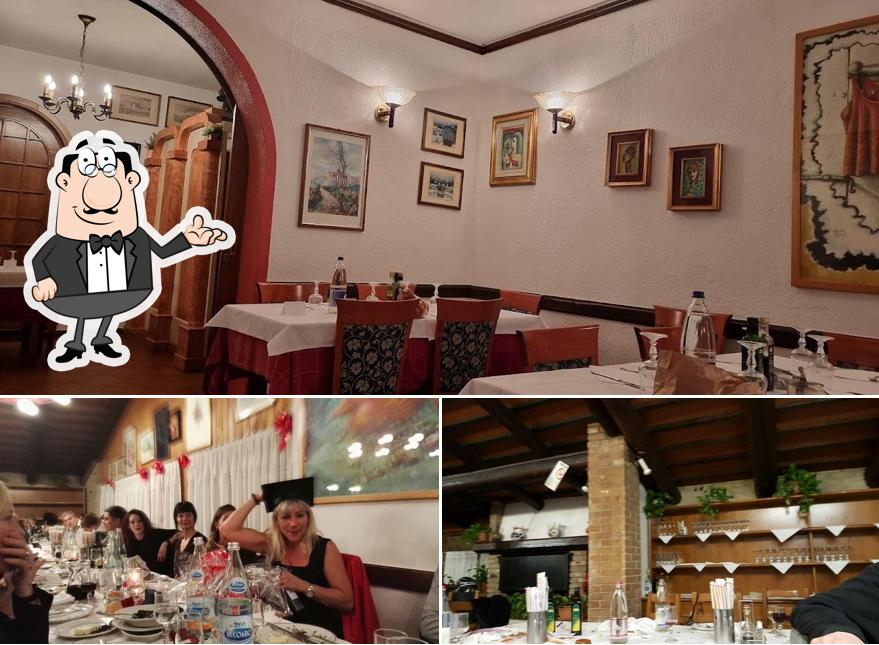 Gli interni di Trattoria Da Poi