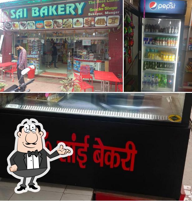 The interior of Om Sai Bakery