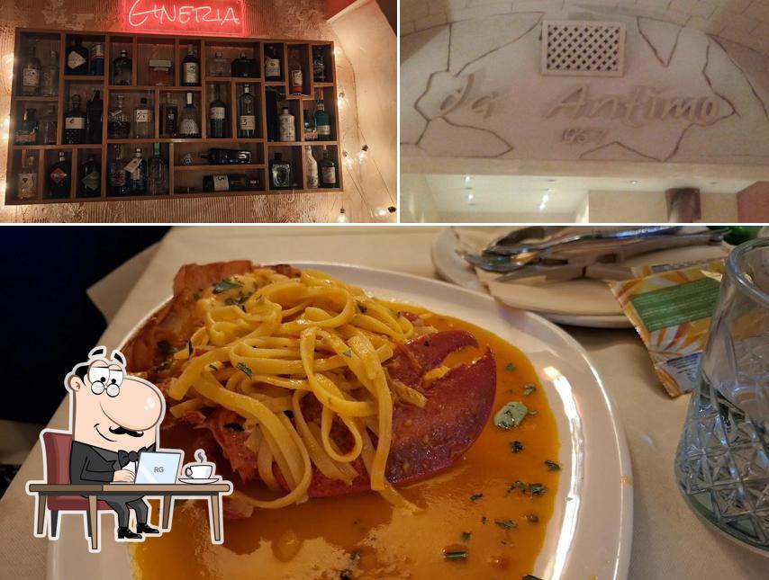 Dai un'occhiata agli interni di Da Antimo