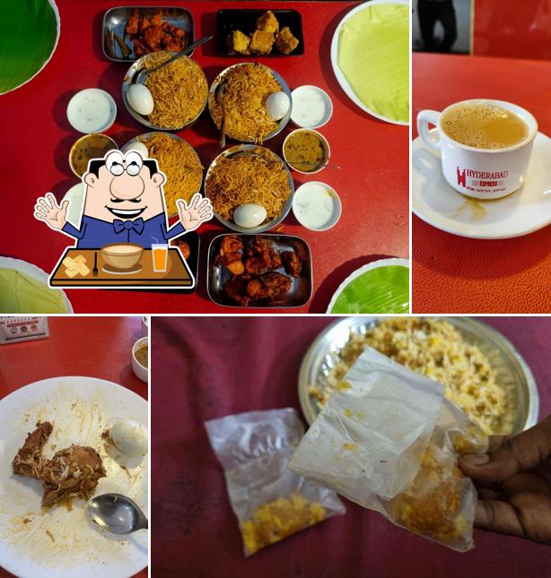 Meals at Hyderabad Express Cafe