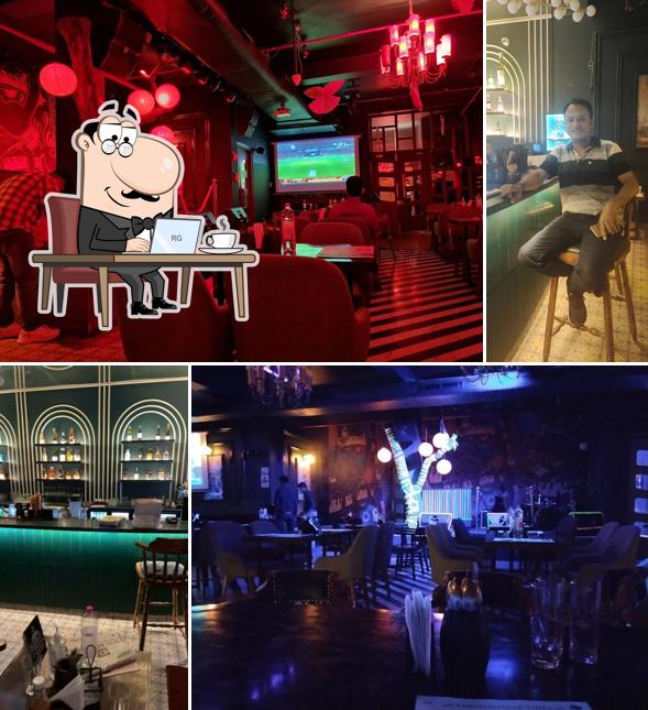 The interior of Peddlers Yamunanagar