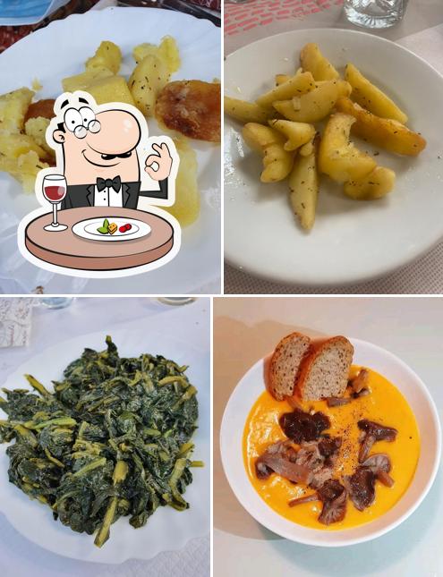 Platti al Trattoria Taverna Del Lago