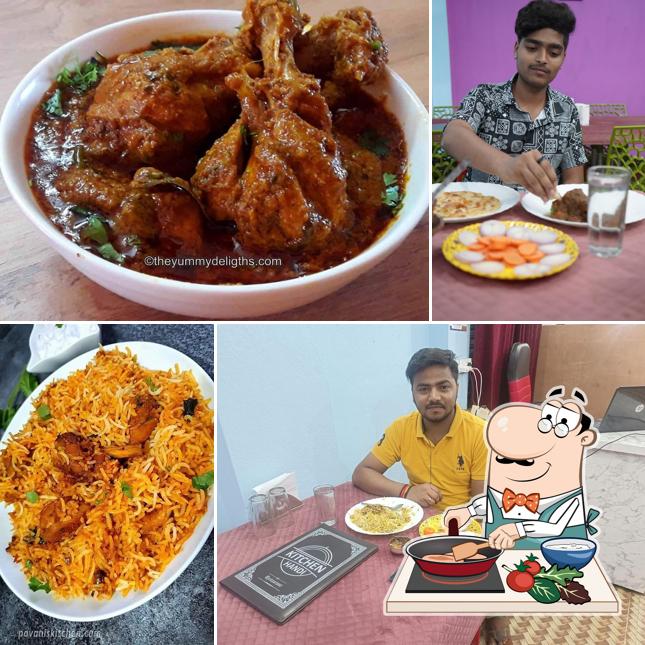 Chicken curry at kitchen handi restaurant