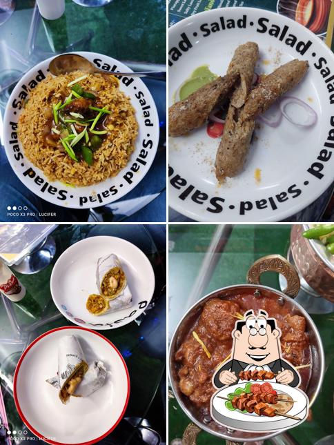 Food at Shawarma Hut
