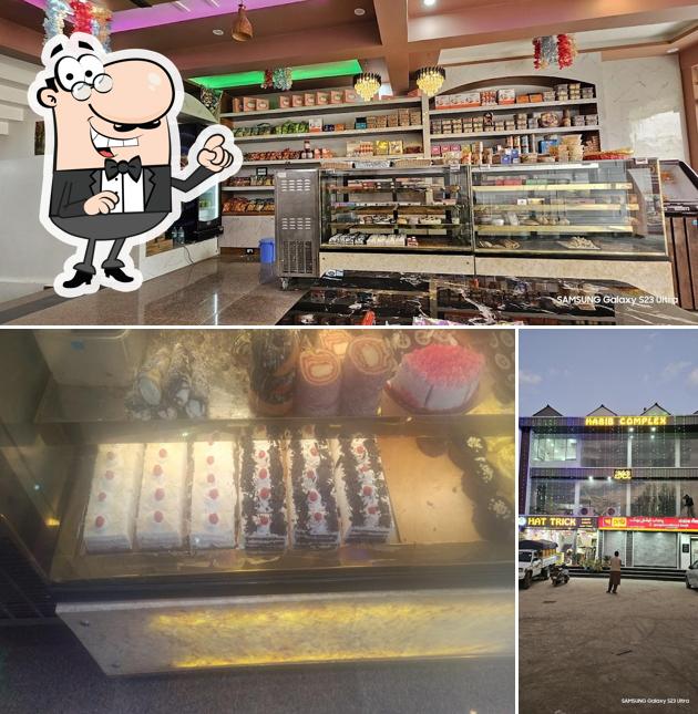 The restaurant's interior and exterior