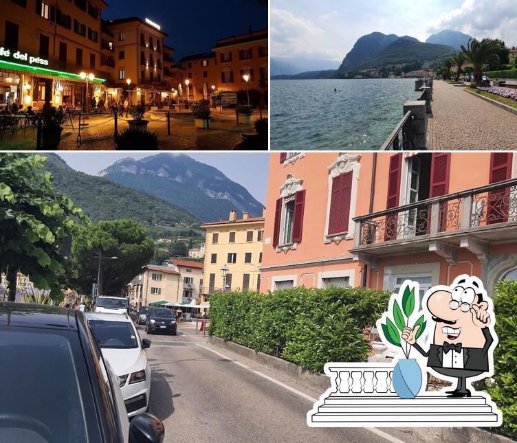 Puoi goderti l'aria fresca da seduto all'esterno di Cafè Del Pess