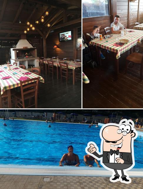 Gli interni di Aquaria Sporting Club