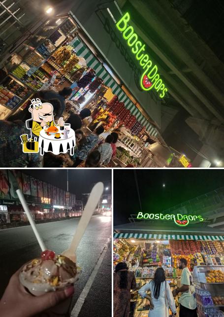 Booster Drops is distinguished by food and interior