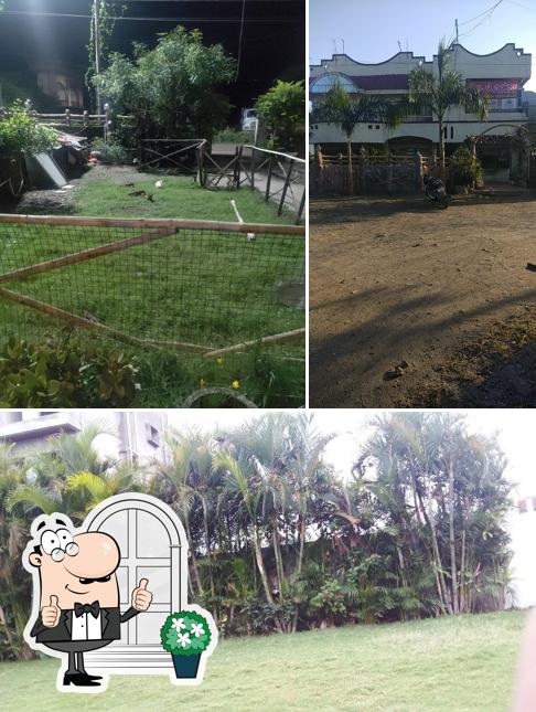 You can get some fresh air at the outside area of PD Palace Family Garden And Restaurent