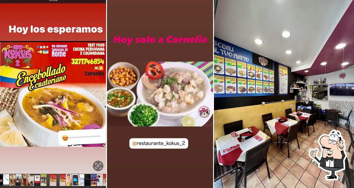Gli interni di Restaurante latinoamericano