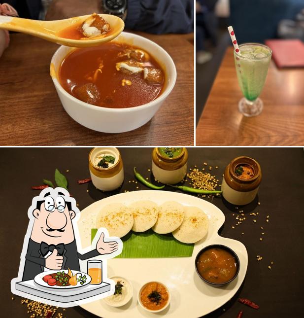 The restaurant's food and beverage