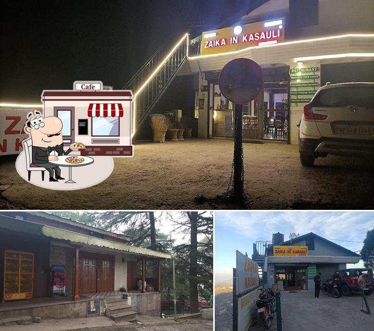 Check out how Chandel's Zaika In Kasauli looks outside