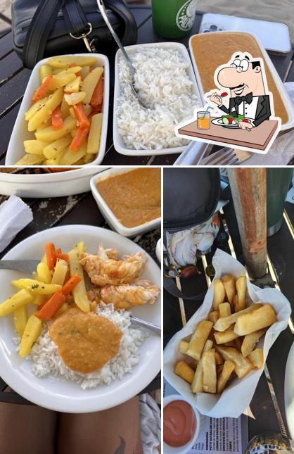 Comida em Corais Gunga Beach Club