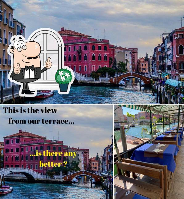 Puoi goderti l'aria fresca dal dehors di Rio novo ristorante pesce/best seafood restaurant in Venice