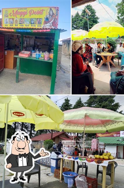 The interior of Mahadev Maggi Point