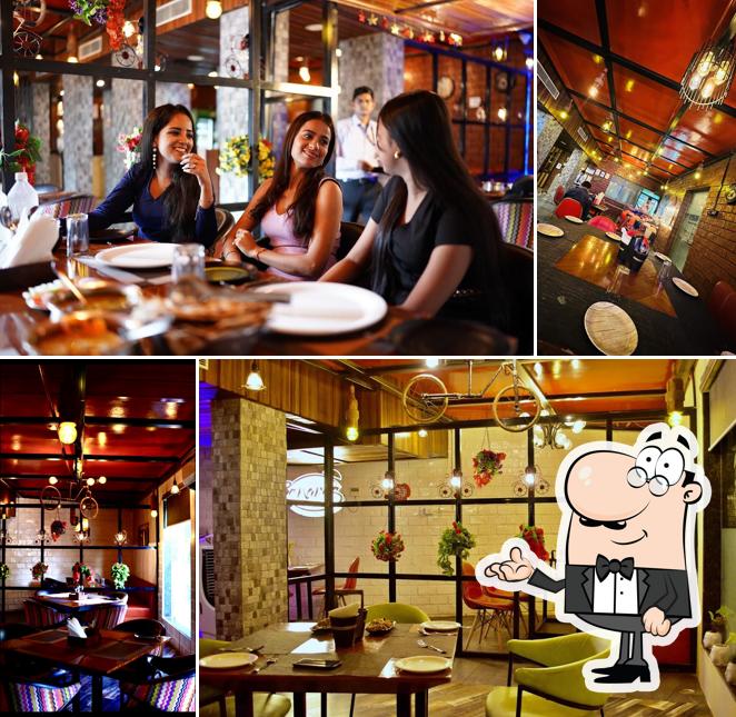 Take a seat at one of the tables at Simply Benares