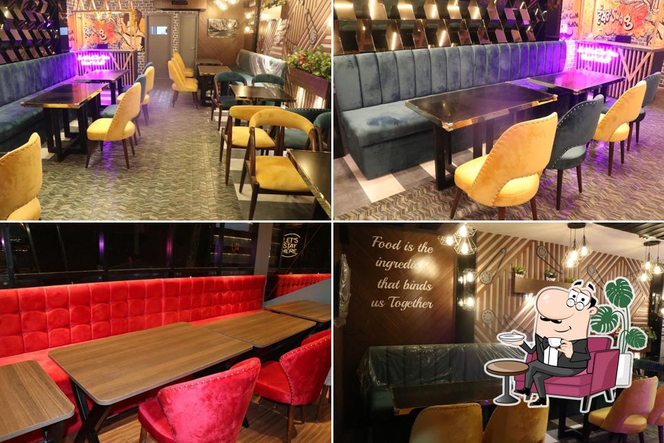 Take a seat at one of the tables at The Eternity Restaurant