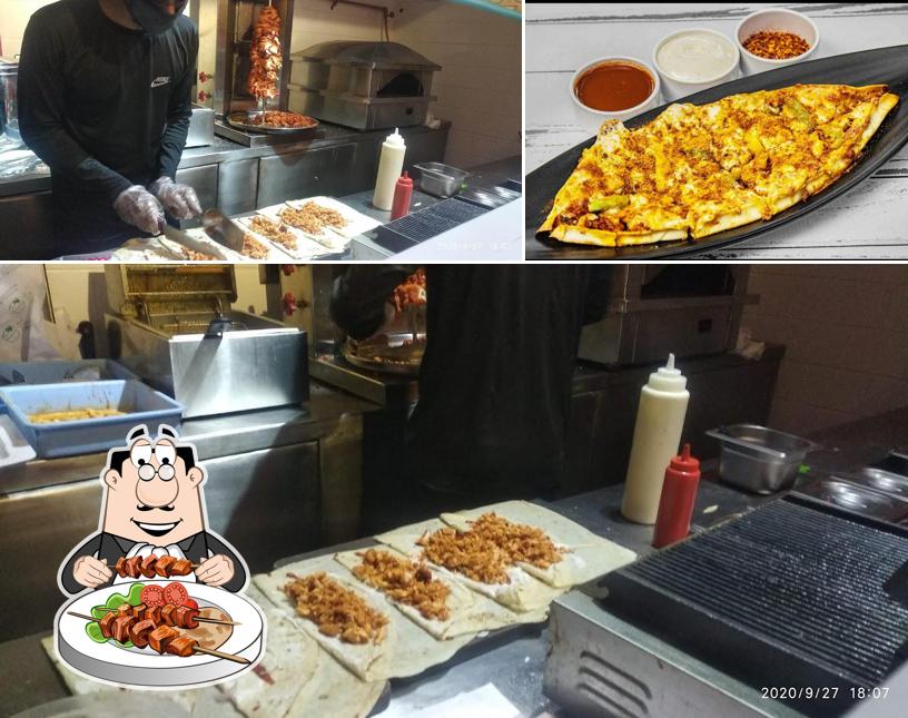 Food at the shawarma company