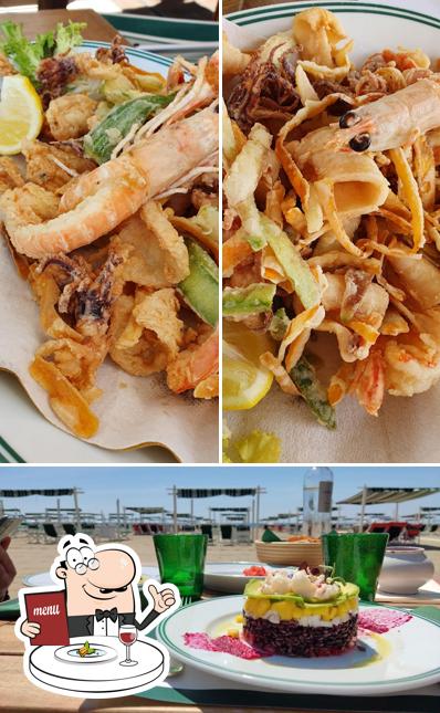 Fritto misto al Bagno Santa Maria