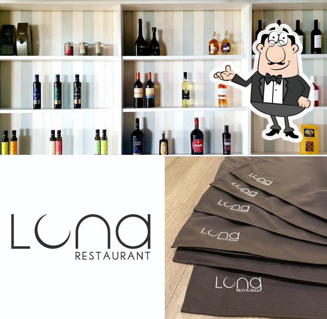 Gli interni di Luna Restaurant Licata