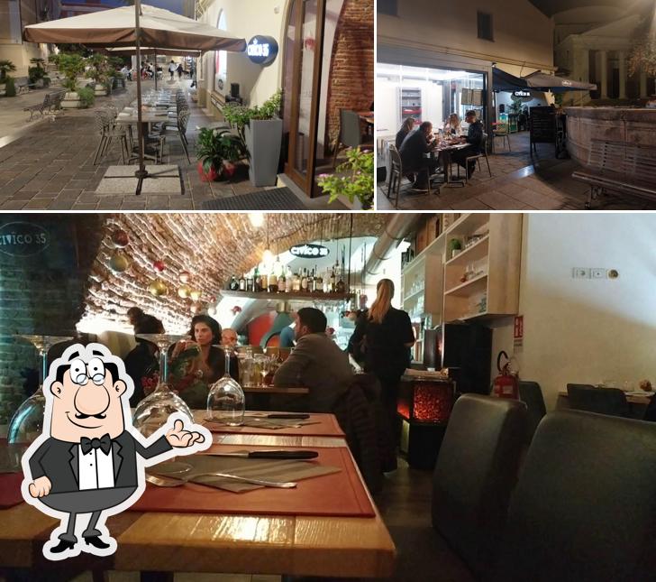 Dai un'occhiata agli interni di Pizzeria Civico 35