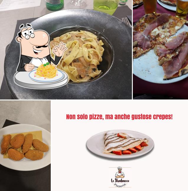 Spaghetti alla carbonara al Lo Strabacco