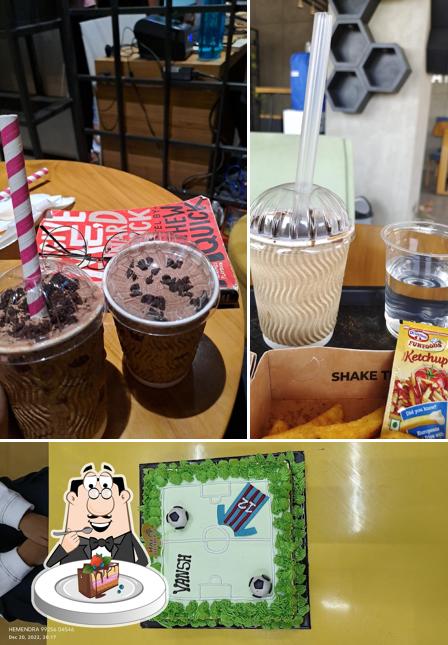 Chocolate cake at Shake The Shake