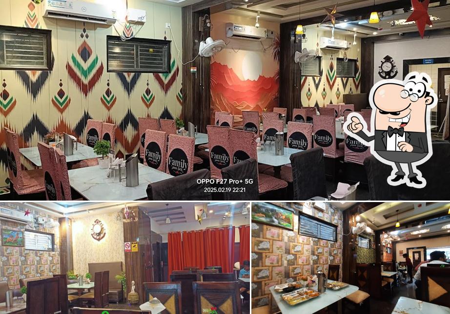 Check out how Amrutam veg restruant looks inside