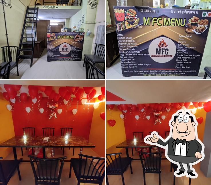 Check out how M'FC Mhatre's Fried Chicken looks inside