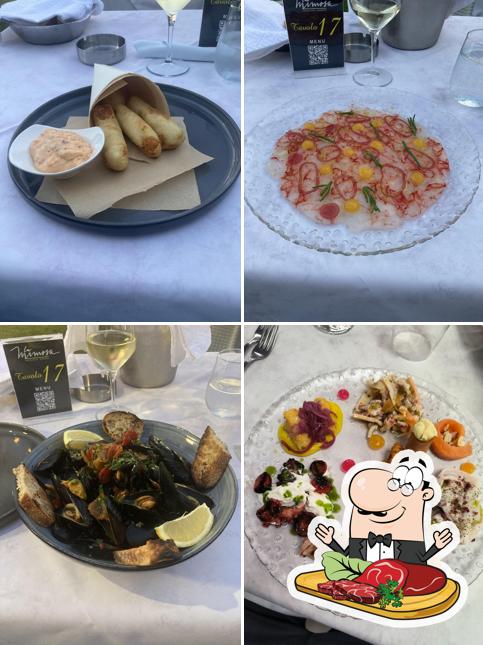 Carpaccio di manzo al La Mimosa