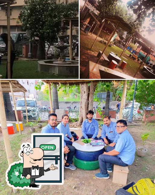 Enjoy the view at the outside area of Urban Tapri Cafè