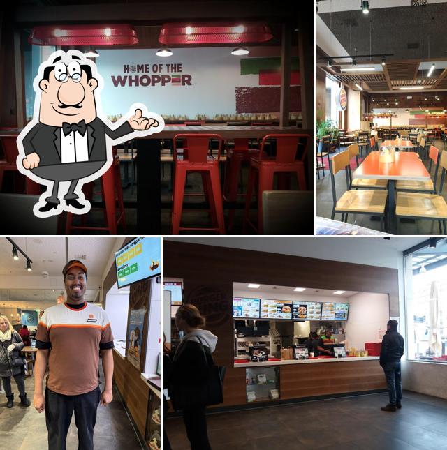 Dai un'occhiata agli interni di Burger King