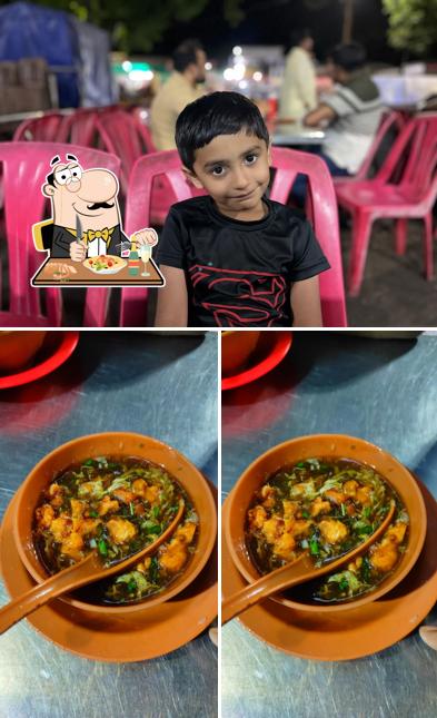 Take a look at the picture depicting food and interior at Gypsy chinese fast food centre