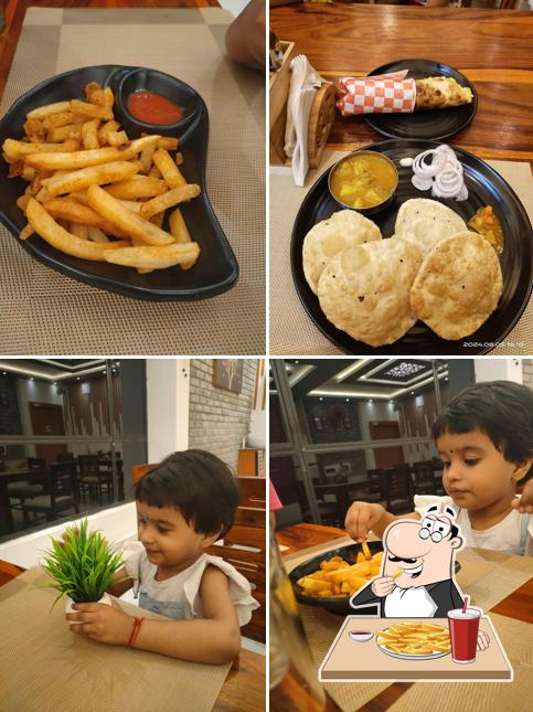 French fries at Aroma Rest-O-Cafe