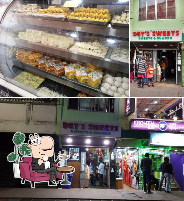 The interior of Dey’s Sweets
