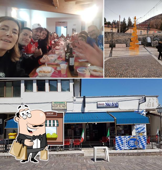 Puoi goderti l'aria fresca da seduto all'esterno di Ski Bar Rocca di Cambio (Aq)