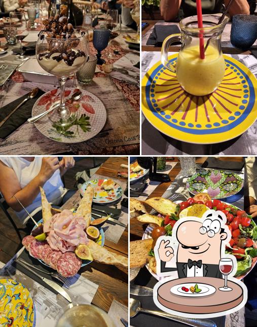 Cibo al Osteria casa Benini