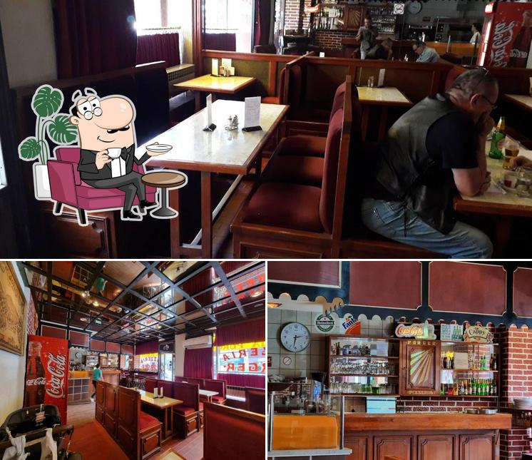 Gli interni di Pizzeria Purger