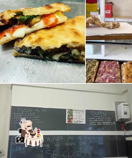Teglia Romana si caratterizza per la cibo e lavagna