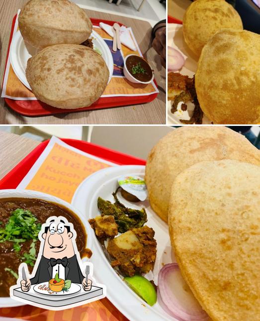 Chole bhature at Haldiram's