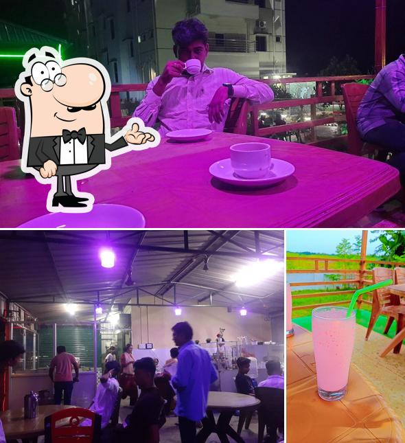 The picture of Khanam Restaurant’s interior and beverage