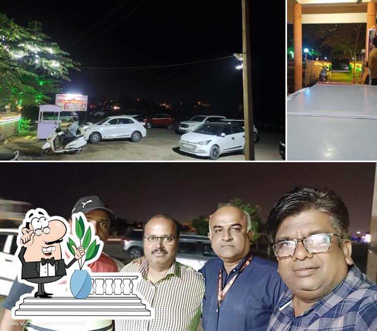 The exterior of Satvik Dhaba family restaurant veg and non veg