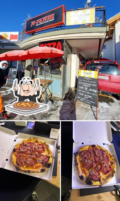 Prenditi tra le molte varianti di pizza