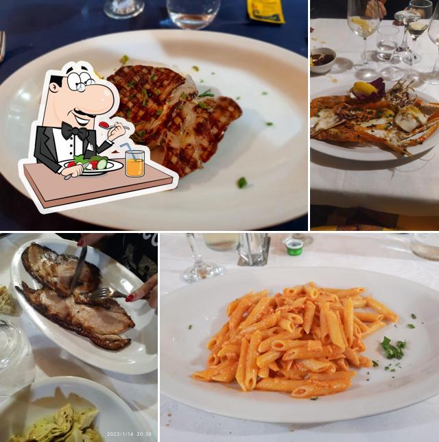 Scampi al Ristorante Alessandro Volta