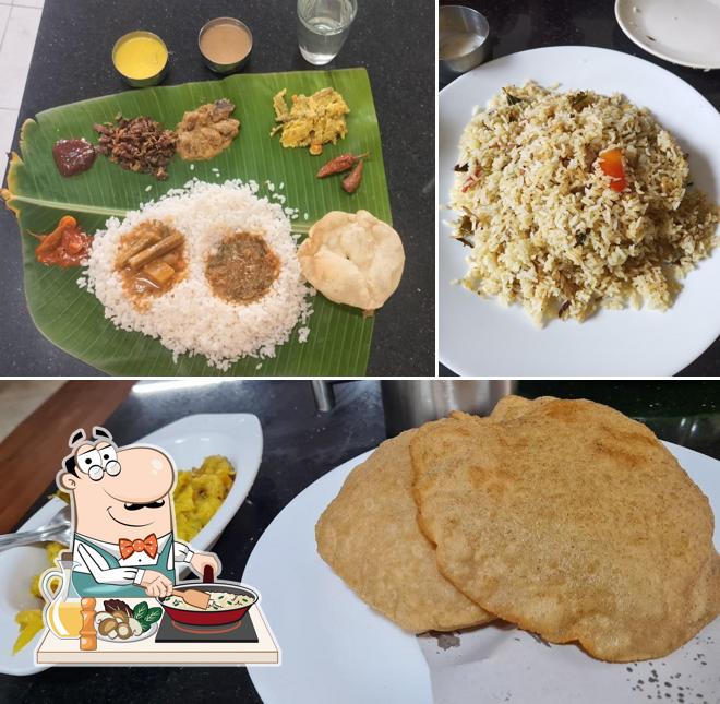 Fried rice at Hotel Saraswathi Vilas