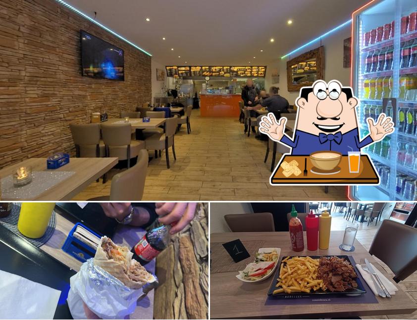 La immagine di cibo e interni da Kreisel Imbiss Widnau