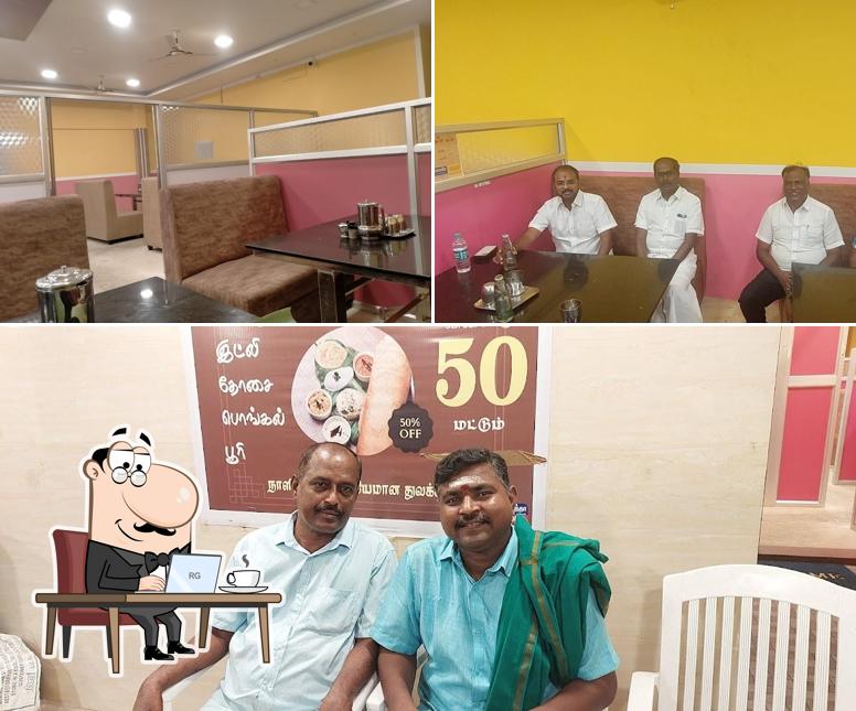 The interior of Mani Mess & Mini Hall