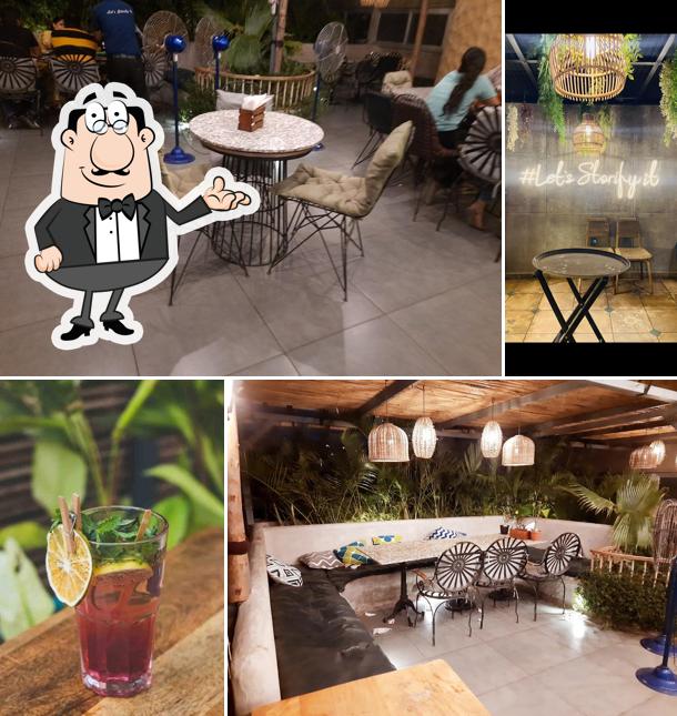 The interior of 3 Story Modern Resto & Café