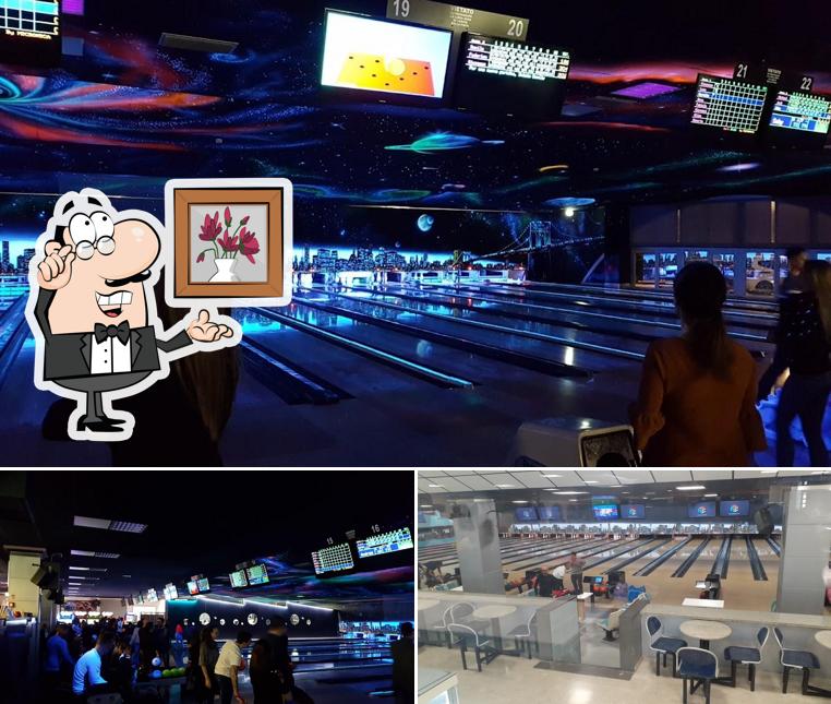 Gli interni di Bowling Manhattan