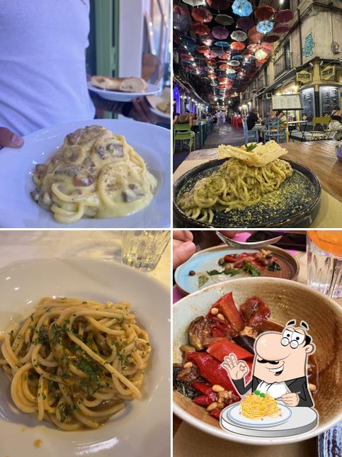 Spaghetti alla carbonara al La Locanda di Luciano